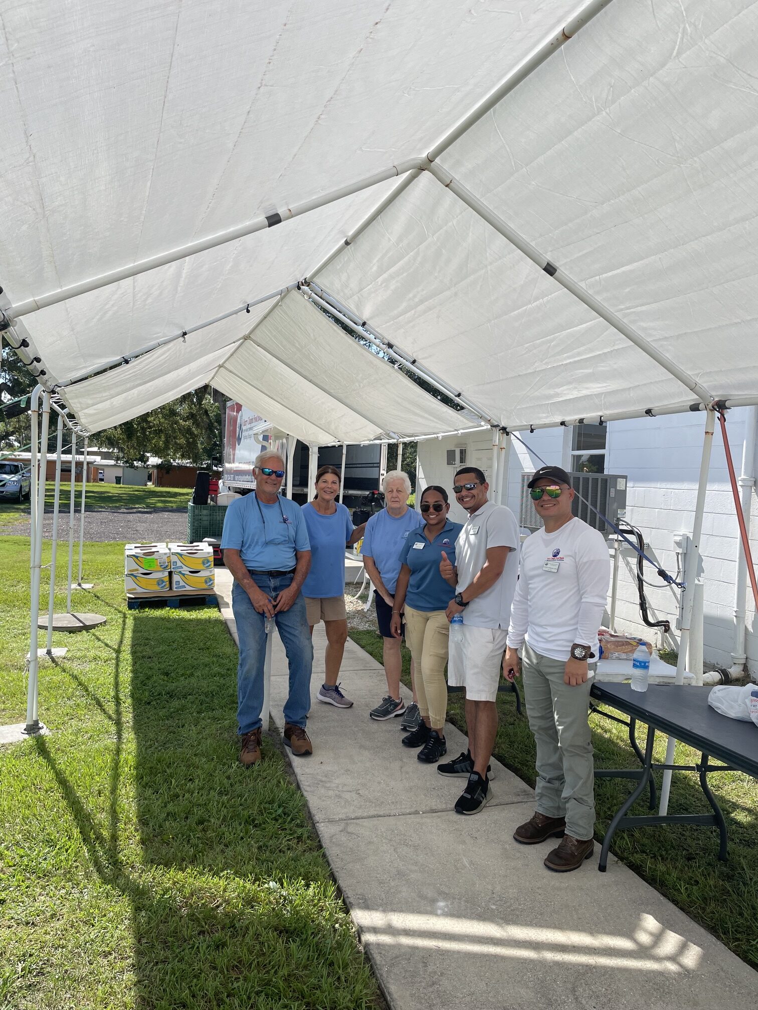 Trinity Charlotte Harbor Food Pantry volunteers serving the community